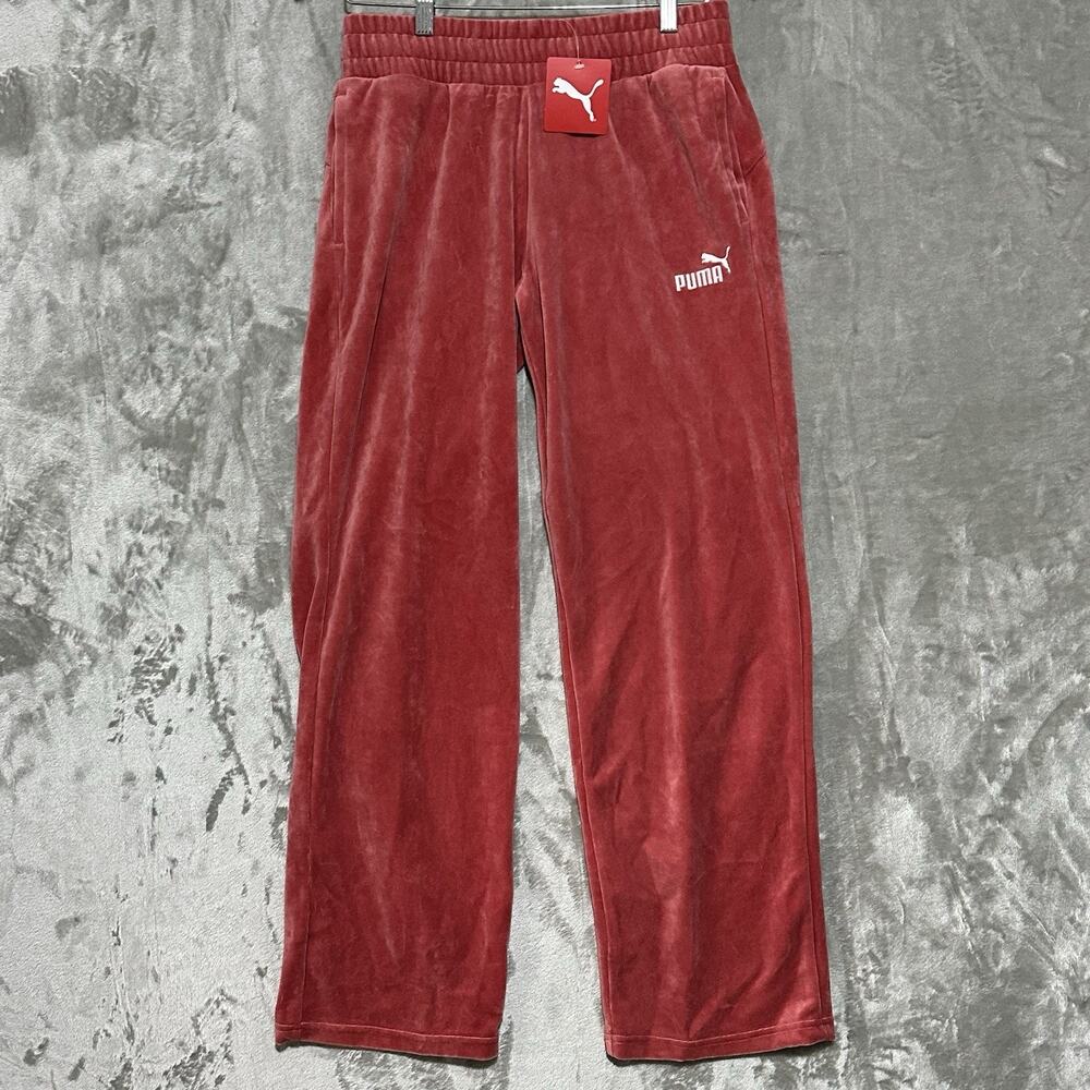NWT Puma Elevated Essentials Set In Astro Red Womens Size M Hoodie S Pants Cozy - Picture 4 of 12